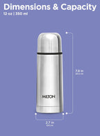 Milton Flip Lid Thermosteel 500ml - 24hr Hot & Cold - Water Bottles by Handbags Specialist Headquarter | Available at Handbags Specialist Headquarter