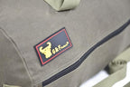 Waxed Canvas Military Duffle Bag, Olive Green
