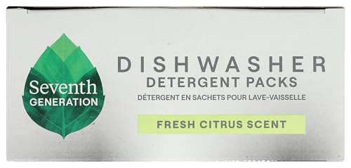 SeventhGen Citrus Sparkle Dishwasher Tabs Duo Pack -  by Handbags Specialist Headquarter | Available at Handbags Specialist Headquarter