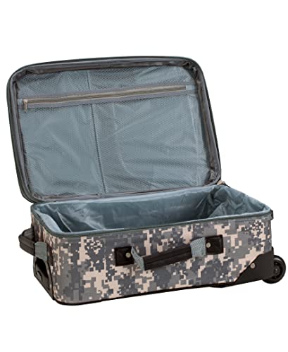 Charcoal Rockland Journey Expandable Luggage Set -  by Handbags Specialist Headquarter | Available at Handbags Specialist Headquarter