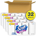 Scott 1000 Toilet Paper, 32 Rolls, Septic-Safe, 1-Ply Toilet Tissue - Toilet Paper by Handbags Specialist Headquarter | Available at Handbags Specialist Headquarter