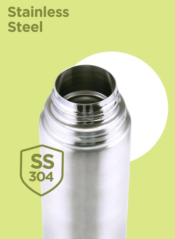 Milton Flip Lid Thermosteel 500ml - 24hr Hot & Cold - Water Bottles by Handbags Specialist Headquarter | Available at Handbags Specialist Headquarter