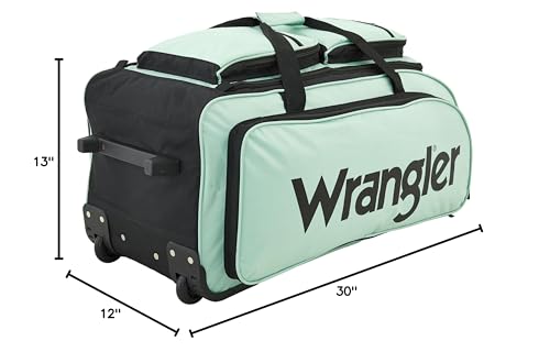 Wrangler Wesley Rolling Duffel Bag - Luggage Travel Bags by Handbags Specialist Headquarter | Available at Handbags Specialist Headquarter