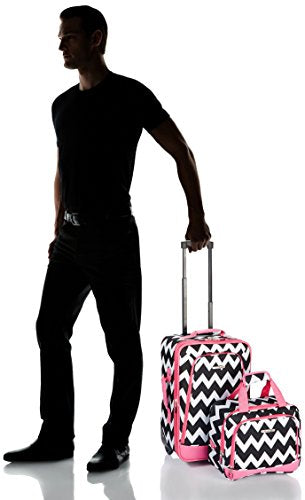 Rockland Expandable Dot Luggage Set - 2 Piece -  by Handbags Specialist Headquarter | Available at Handbags Specialist Headquarter