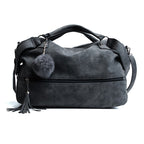 Hair ball matte handbag