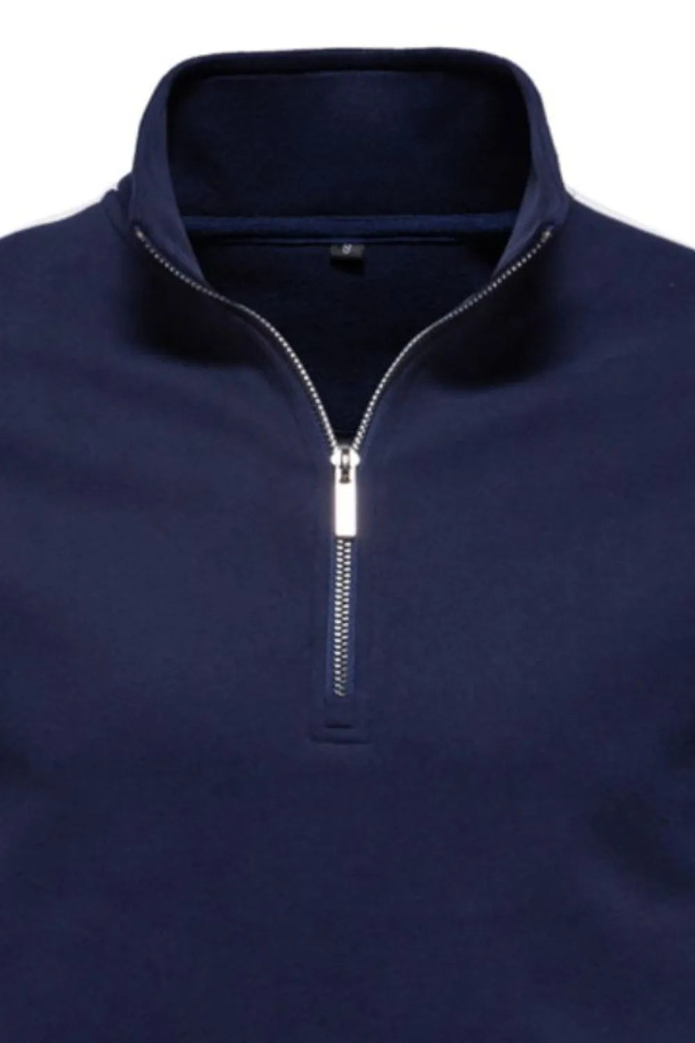 Men's Contrast Striped Long Sleeve Sweatshirt - Men's Sweatshirts by Trendsi | Available at Handbags Specialist Headquarter