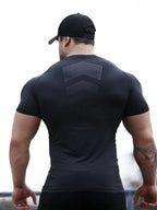 Men's Plus Size Round Neck Short Sleeve T-Shirt - mens-shirts by Trendsi | Available at Handbags Specialist Headquarter