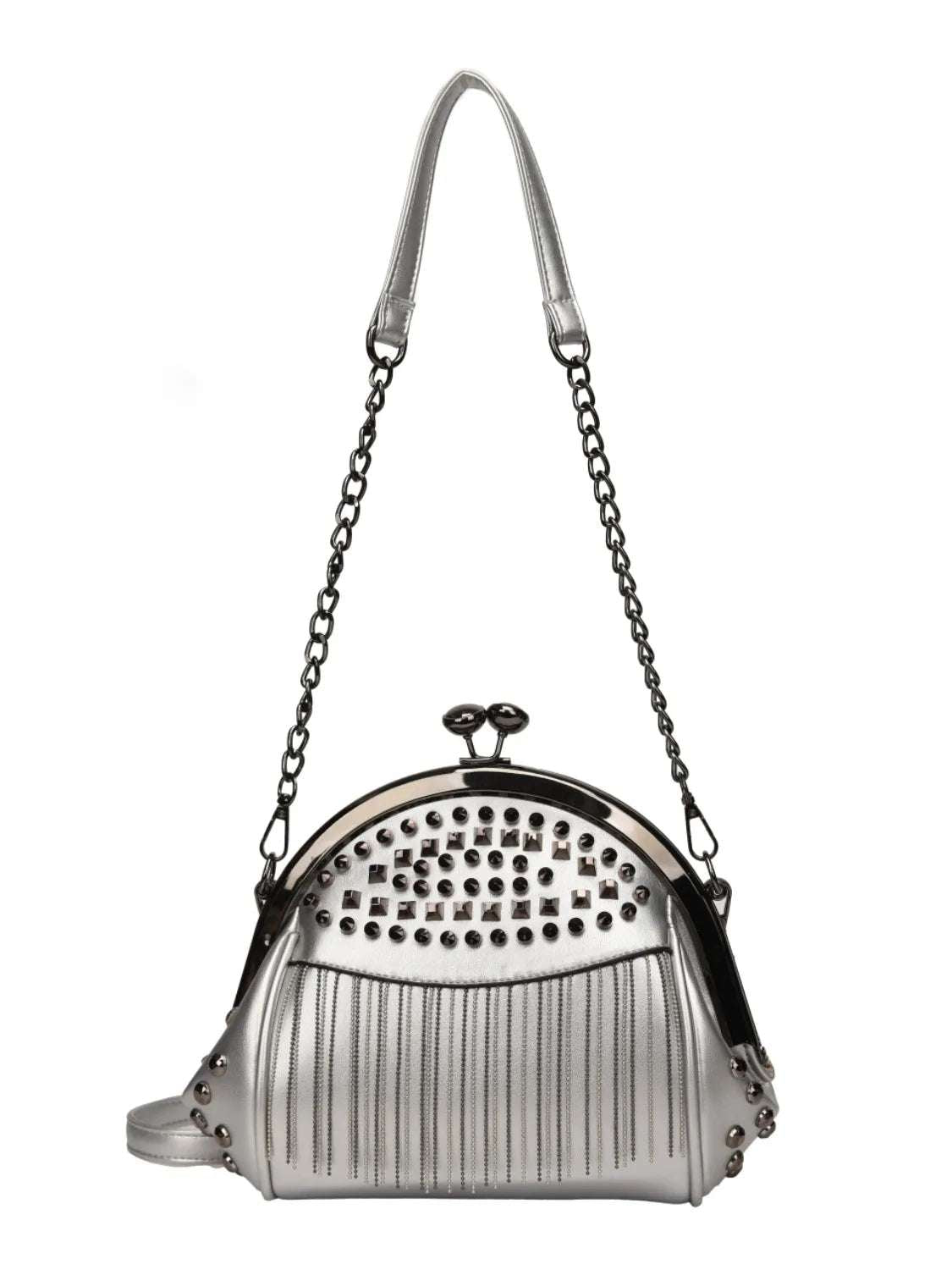 Studded Fringe Crossbody Bag - Crossbody Bag by Trendsi | Available at Handbags Specialist Headquarter