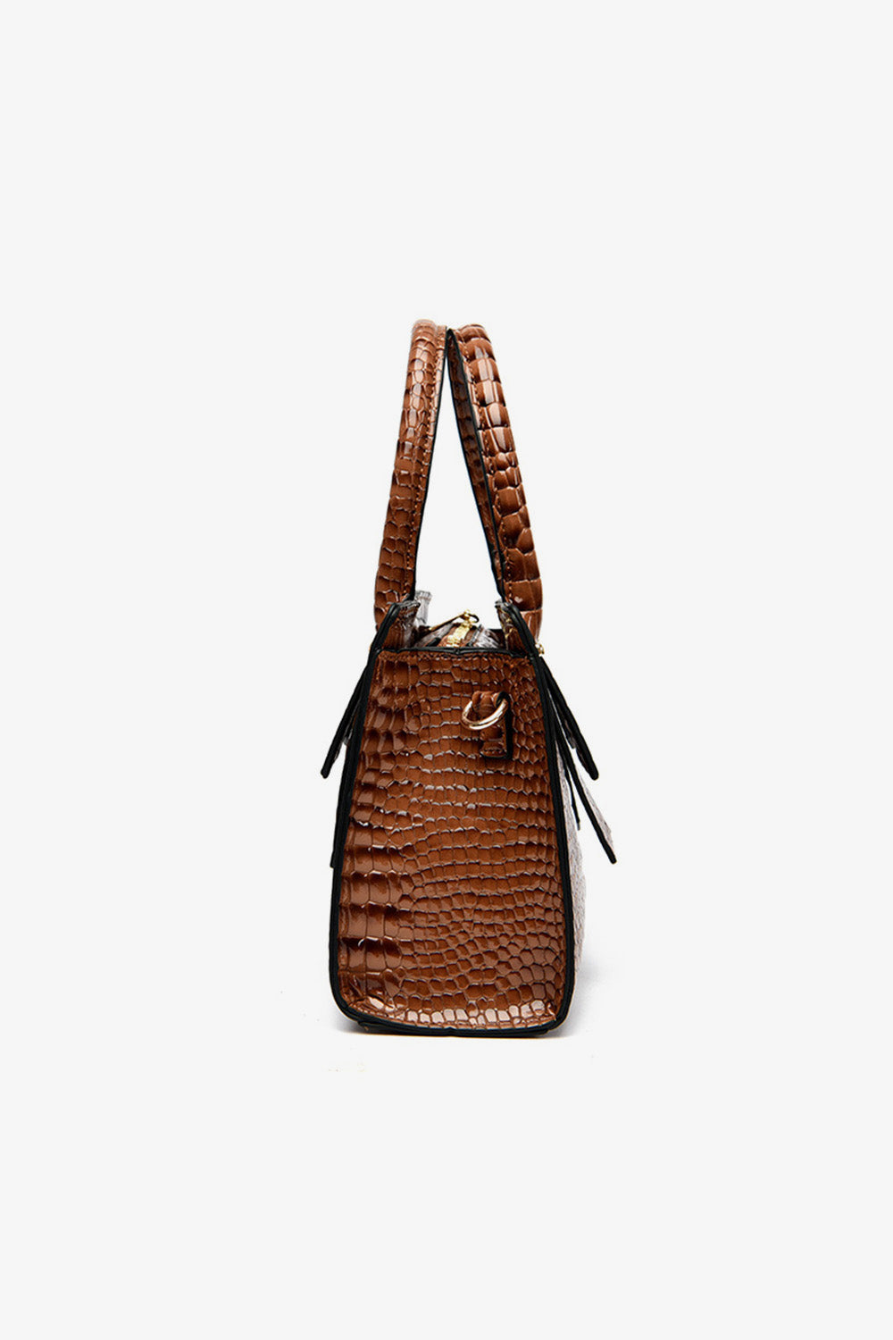 Textured PU Leather Handbag - Handbags by Trendsi | Available at Handbags Specialist Headquarter