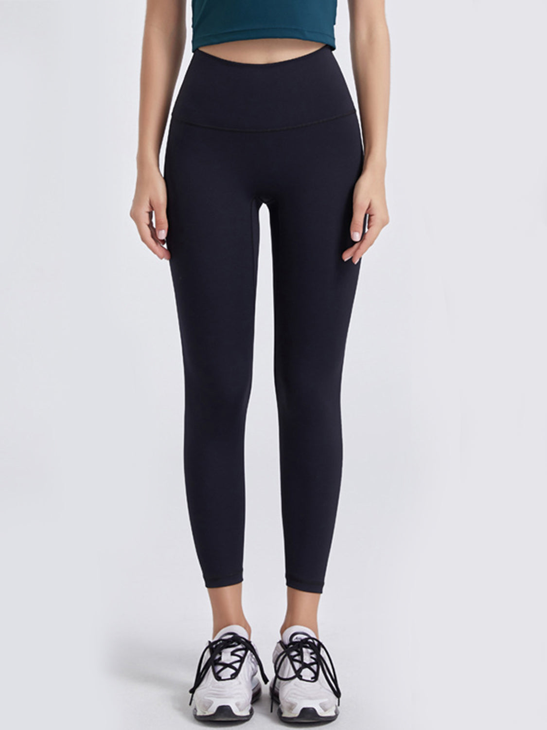 Wide Waistband Sports Leggings - Leggings by Trendsi | Available at Handbags Specialist Headquarter