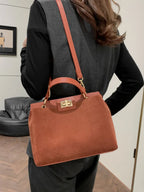 Solid Color Handbag with Removable Strap - handbags by Trendsi | Available at Handbags Specialist Headquarter