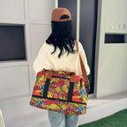Canvas Printed Travel Bag - Luggage Travel Bags by Trendsi | Available at Handbags Specialist Headquarter