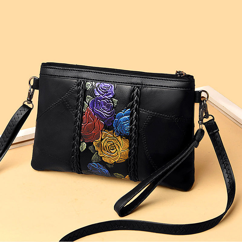 Floral Printed Hand Clutch Purse