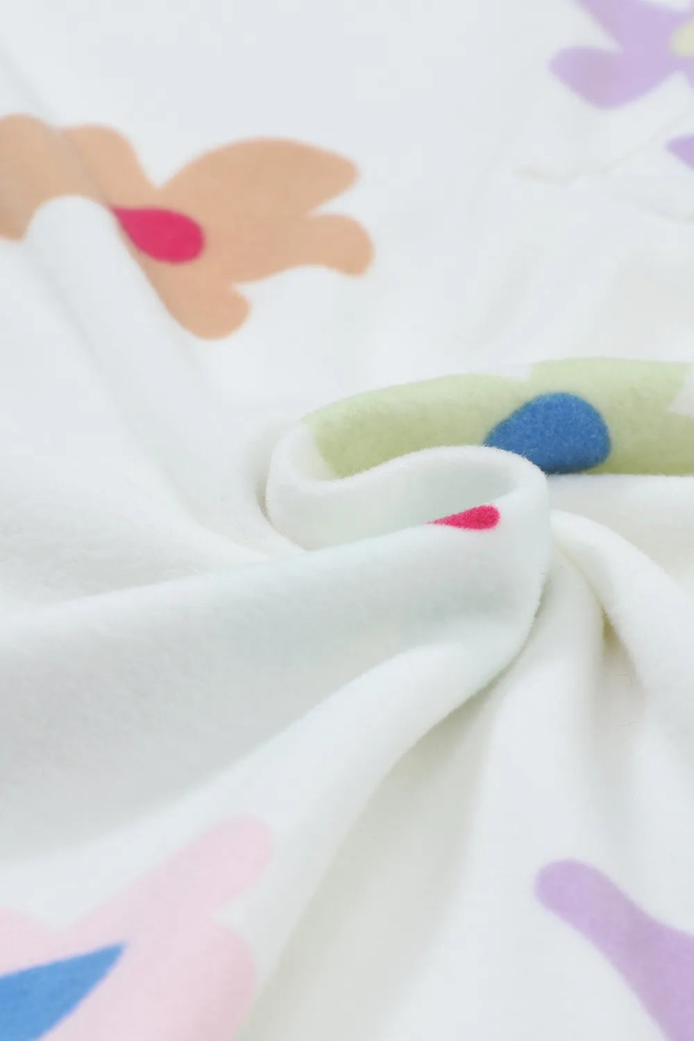 Printed Quarter Button Top and Drawstring Shorts Lounge Set - Sleepwear by Trendsi | Available at Handbags Specialist Headquarter