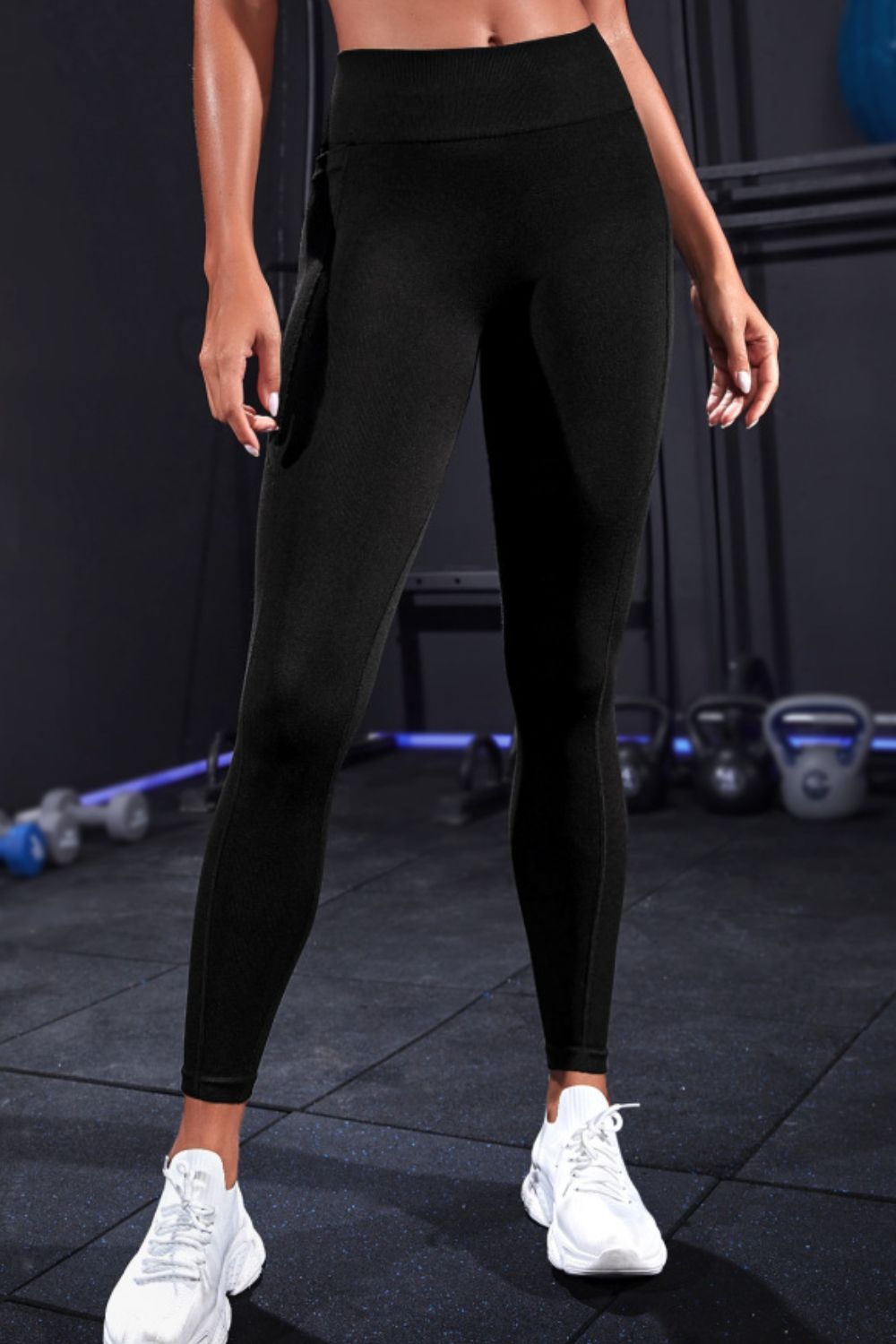 Wide Waistband Sports Leggings - Leggings by Trendsi | Available at Handbags Specialist Headquarter