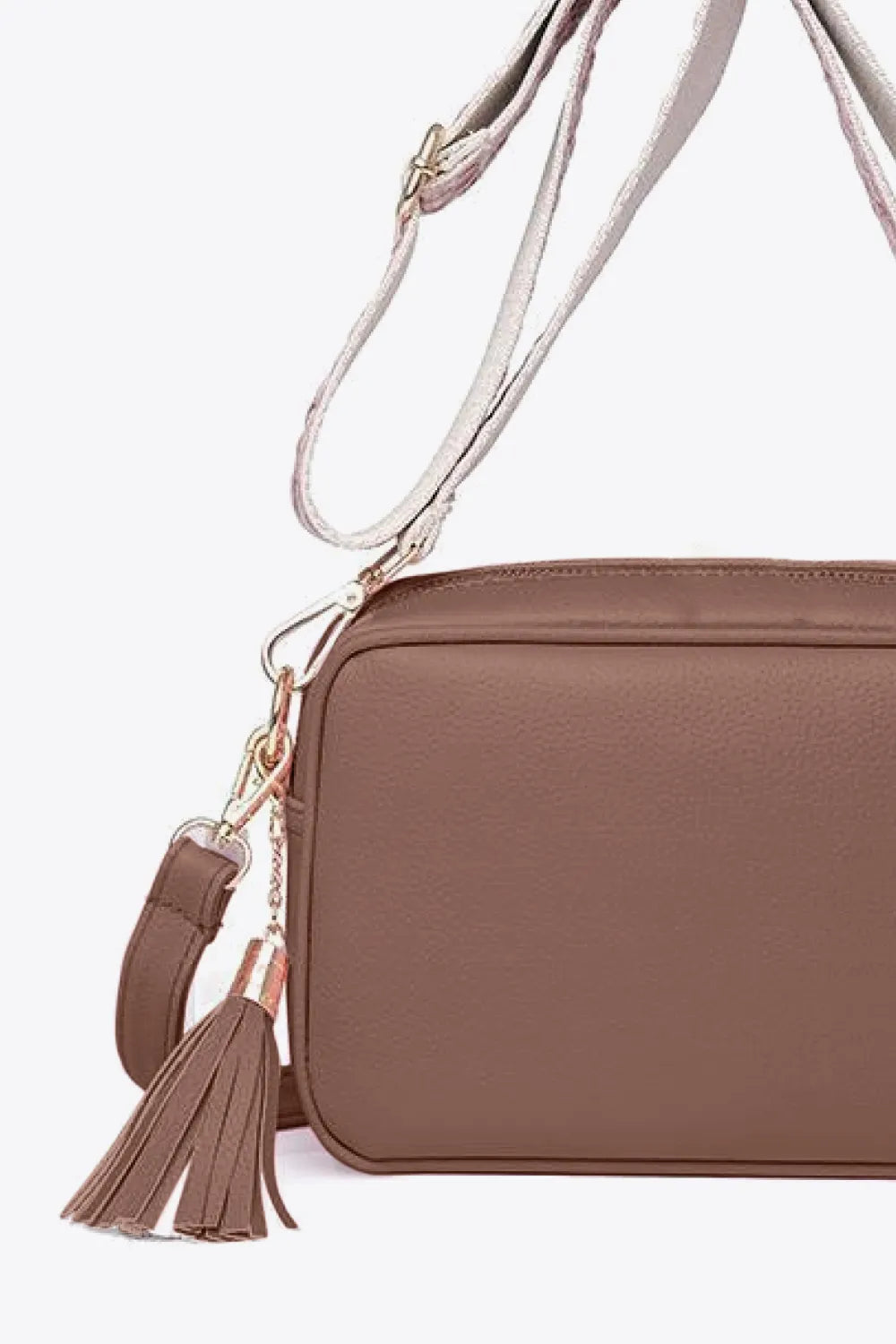 PU Leather Tassel Crossbody Bag - handbags by Trendsi | Available at Handbags Specialist Headquarter