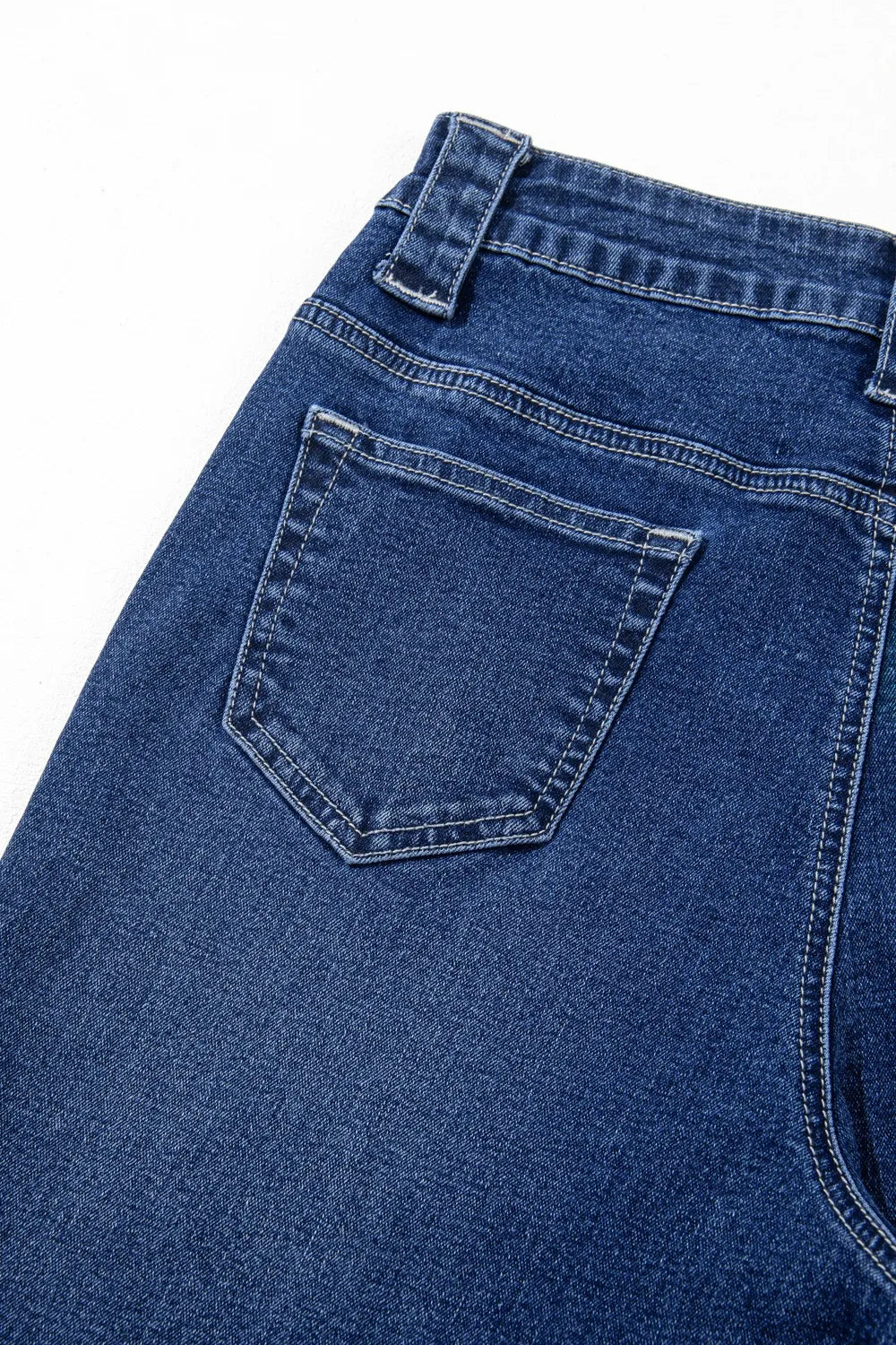Wide Leg Pocketed High Waist Jeans - Women / Jeans & Denim by Trendsi | Available at Handbags Specialist Headquarter