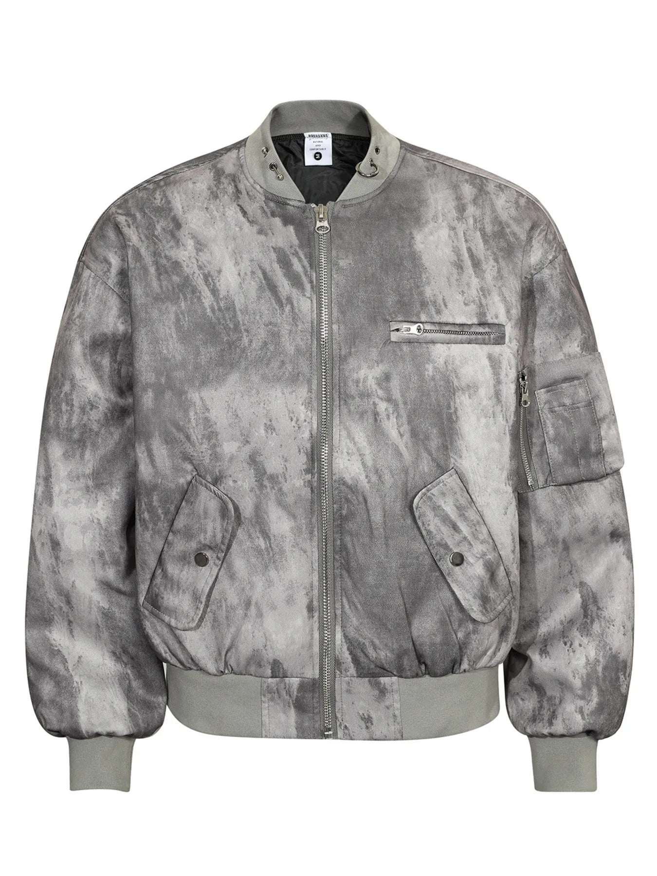 Men's Tie-Dye Zip-Up Bomber Jacket - Men's jackets by Trendsi | Available at Handbags Specialist Headquarter