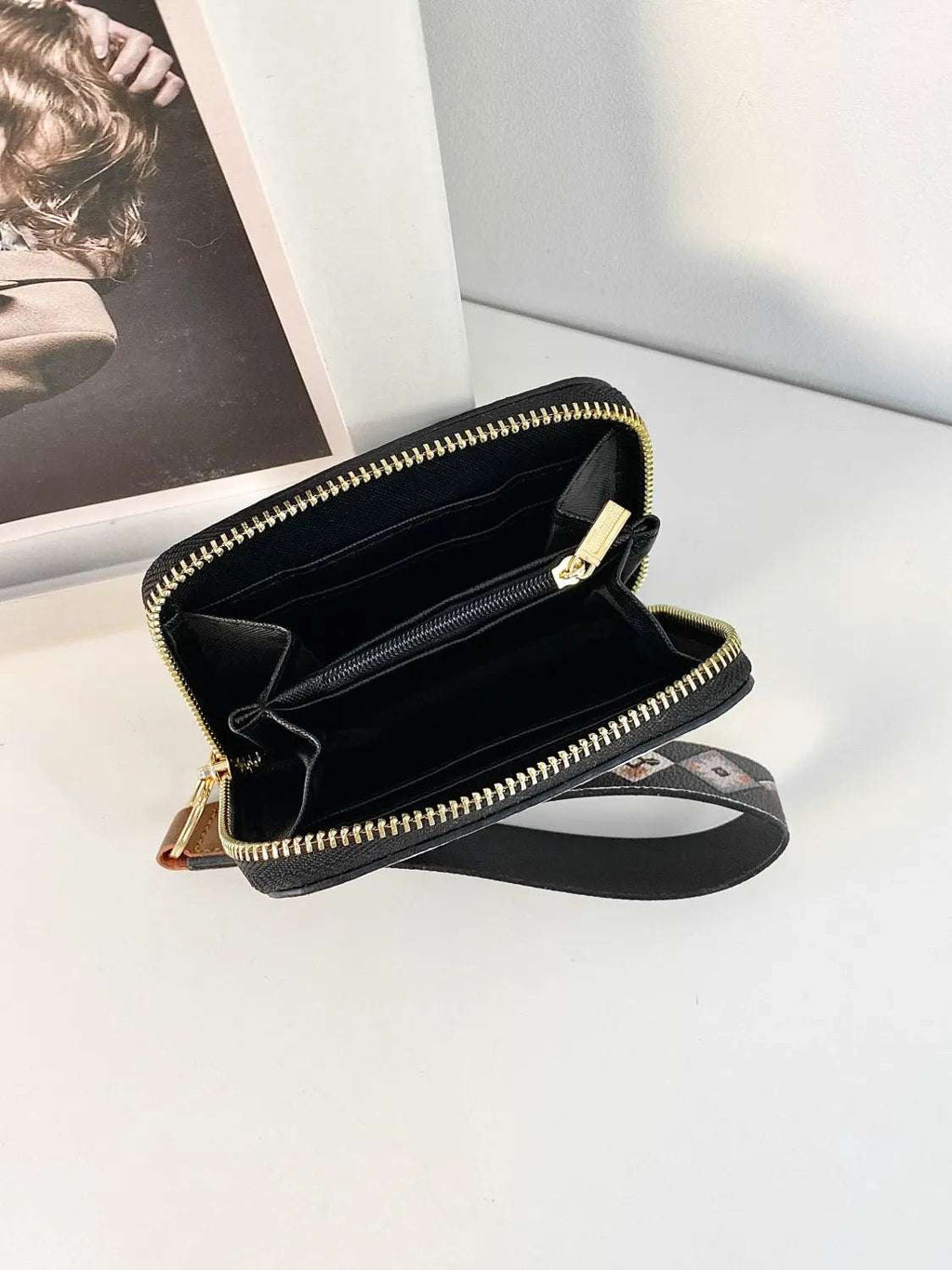 Geometric PU Leather Wallet - Wallet by Trendsi | Available at Handbags Specialist Headquarter