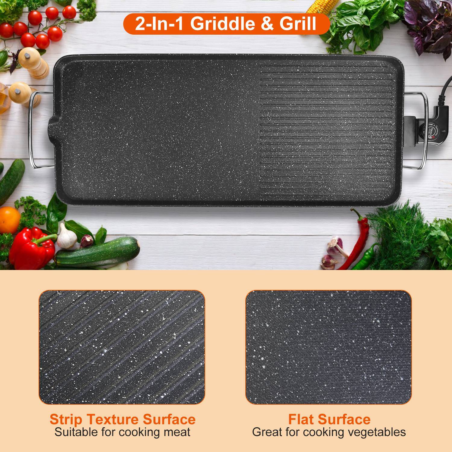 GrillMaster 5000: Indoor/Outdoor Electric BBQ Griddle - appliances by Trendsi | Available at Handbags Specialist Headquarter