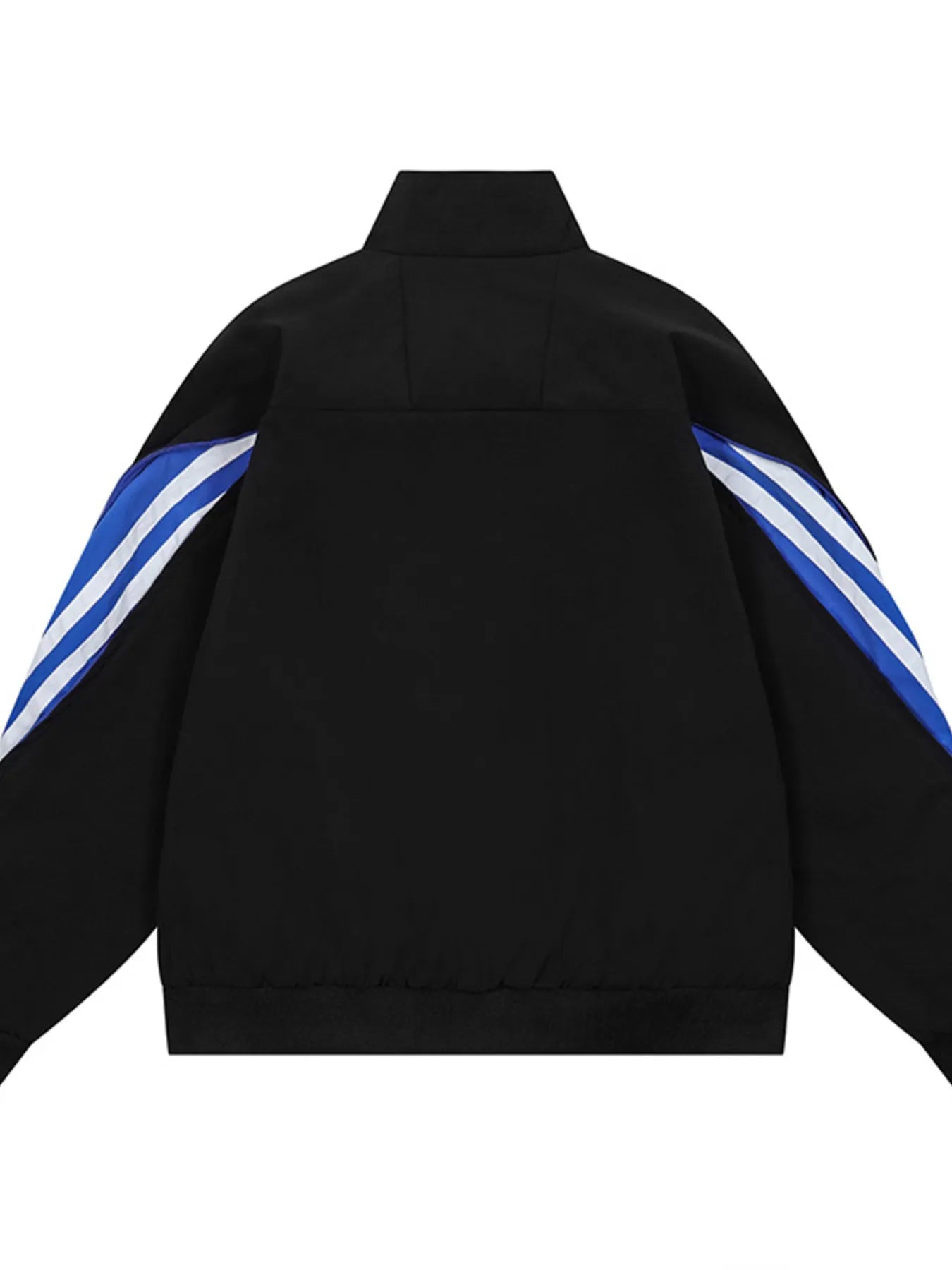 Men's Striped Zip Up Long Sleeve Jacket - Men's jackets by Trendsi | Available at Handbags Specialist Headquarter