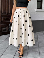 Polka Dot Skirt - Skirts by Trendsi | Available at Handbags Specialist Headquarter
