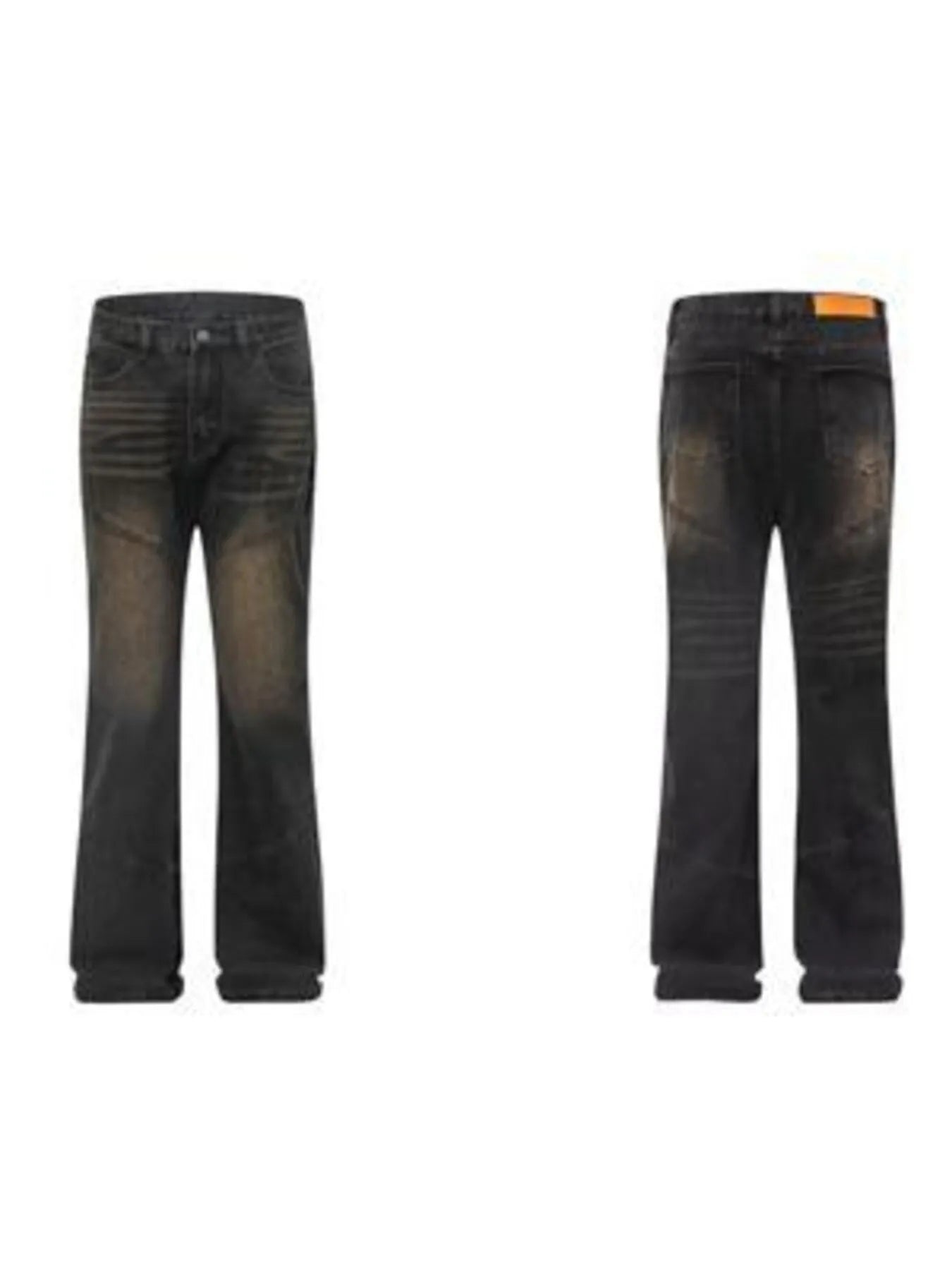 Men's Full Size Vintage Wash Bootcut Denim Jeans Plus Size - Women / Jeans & Denim by Trendsi | Available at Handbags Specialist Headquarter