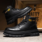 UrbanStride: Trendy British High-Top Work Boots