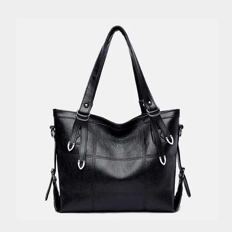 PU Leather Medium Handbag - Tote Bag by Trendsi | Available at Handbags Specialist Headquarter