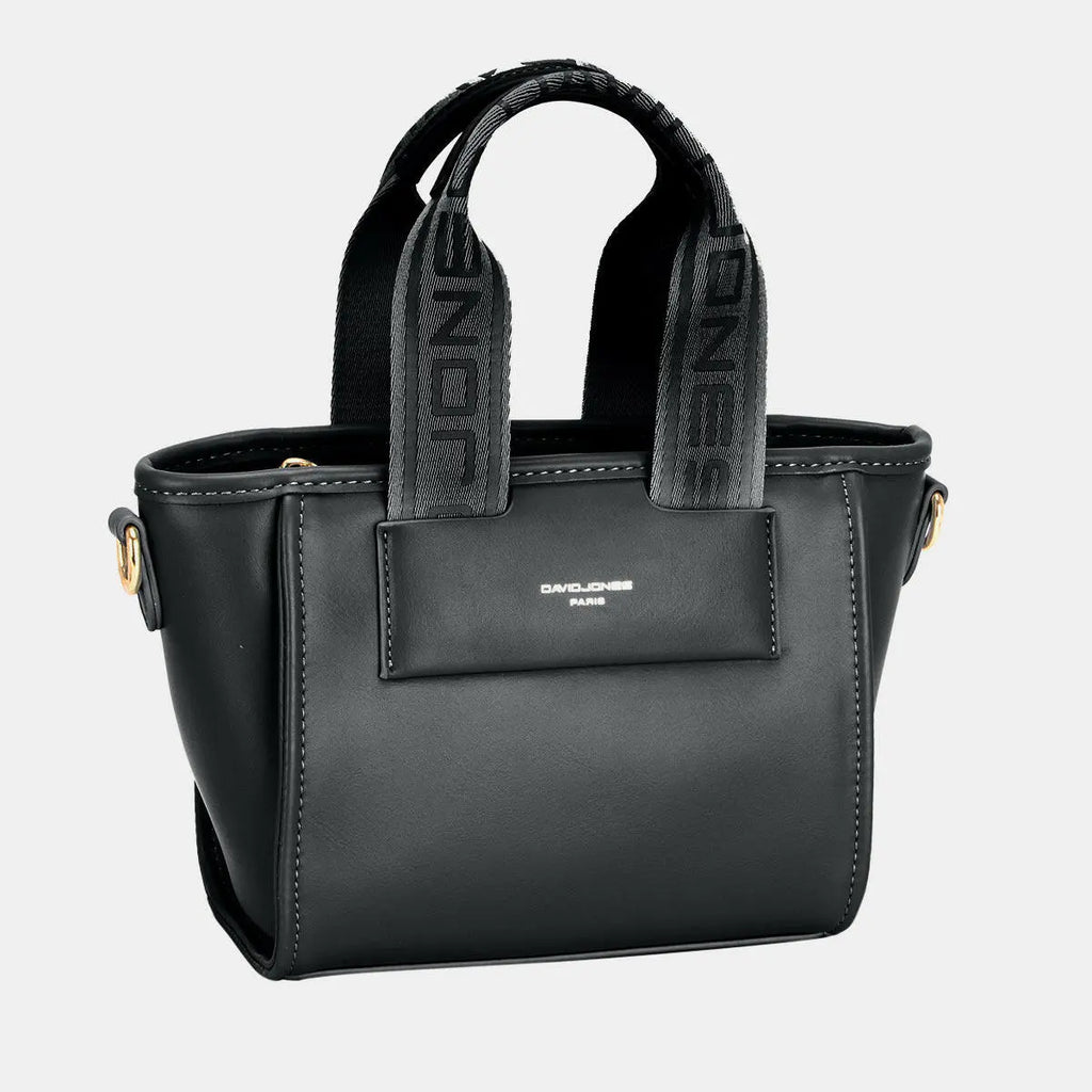 David Jones Small Handbag with Embossed Pattern Handles - Tote Bag by Trendsi | Available at Handbags Specialist Headquarter