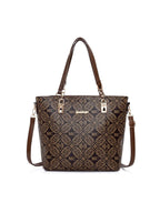 6-Piece Geometric Pattern Bag Set - Wallet by Trendsi | Available at Handbags Specialist Headquarter