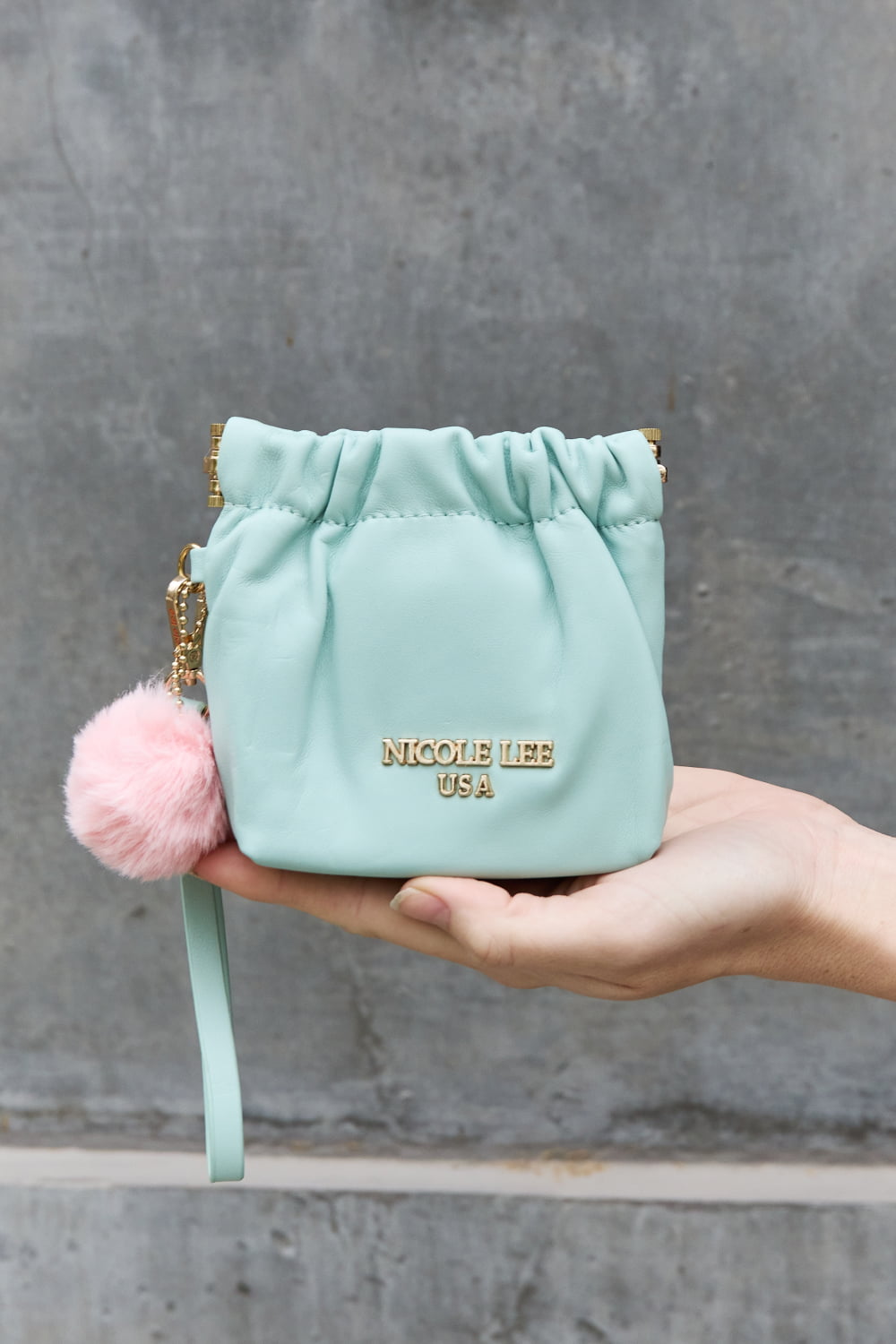 Nicole Lee USA Faux Leather Pouch - Handbags by Trendsi | Available at Handbags Specialist Headquarter