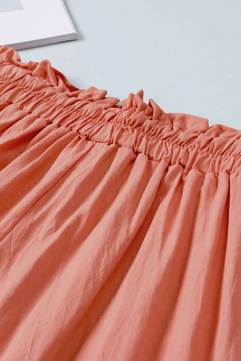 Drawstring Paperbag Waist Wide Leg Pants - Women Pants by Trendsi | Available at Handbags Specialist Headquarter