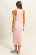HYFVE Round Neck Bodycon Ribbed Knit Dress - Maxi Dress by Trendsi | Available at Handbags Specialist Headquarter