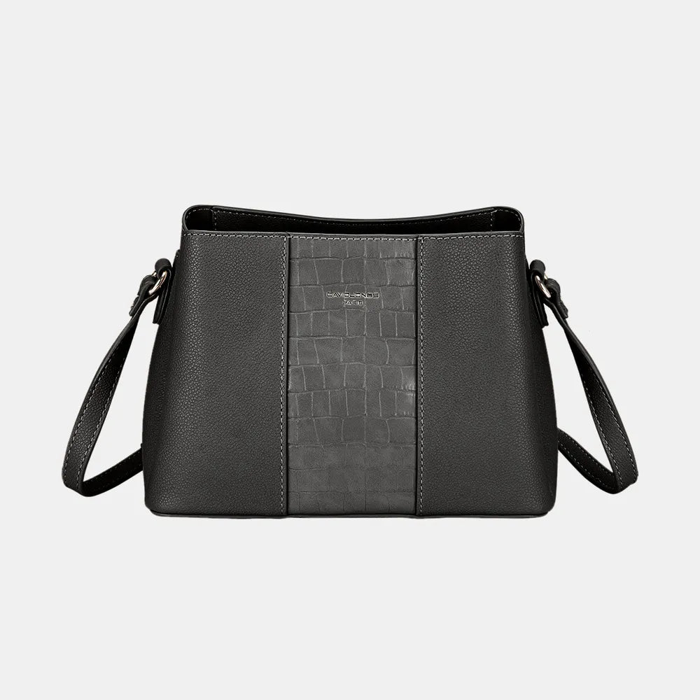 David Jones PU Leather Crossbody Bag - Crossbody Bag by Trendsi | Available at Handbags Specialist Headquarter