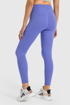 Millennia High Waist Ankle-Length Yoga Leggings - Leggings by Trendsi | Available at Handbags Specialist Headquarter