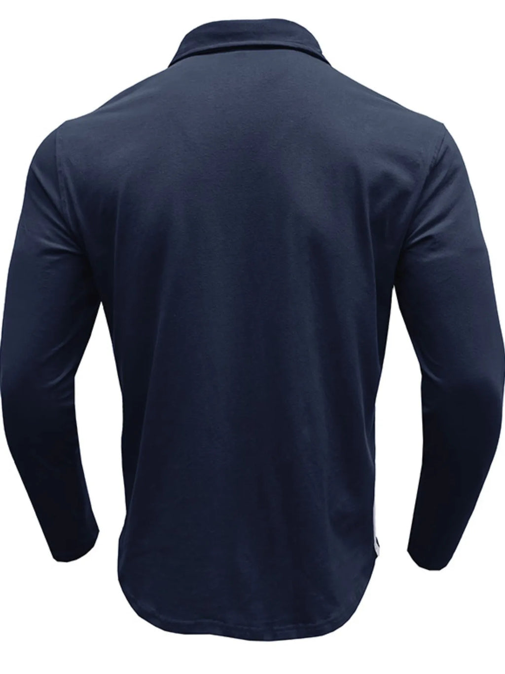 Men's Long Sleeve Polo Shirt with Chest Pocket - Men's Polo shirt by Trendsi | Available at Handbags Specialist Headquarter