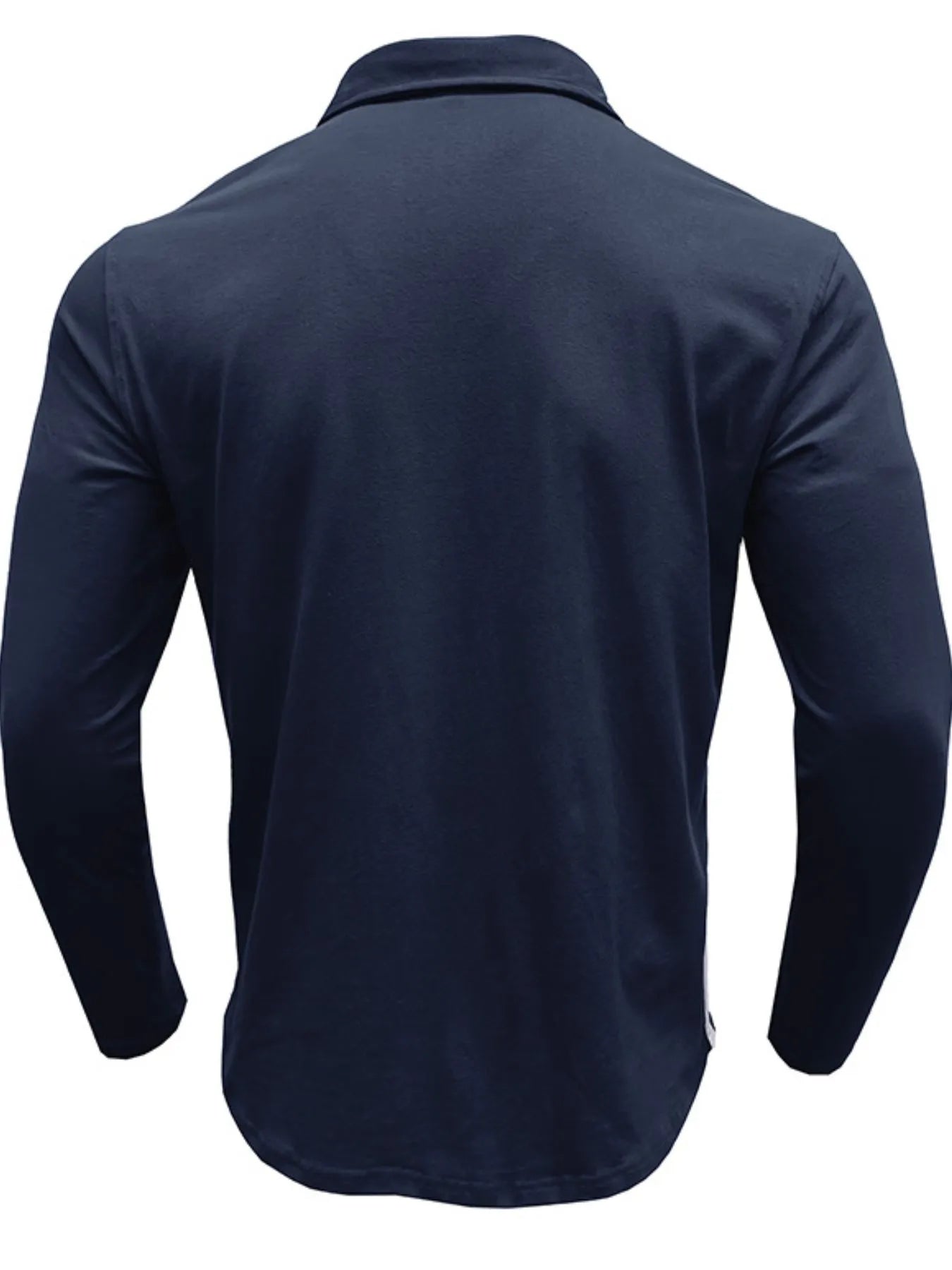 Men's Long Sleeve Polo Shirt with Chest Pocket - Men's Polo shirt by Trendsi | Available at Handbags Specialist Headquarter