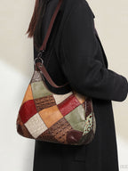 Grandeur Stitch Leather Shoulder Tote Bag - Shoulder Bags by Trendsi | Available at Handbags Specialist Headquarter