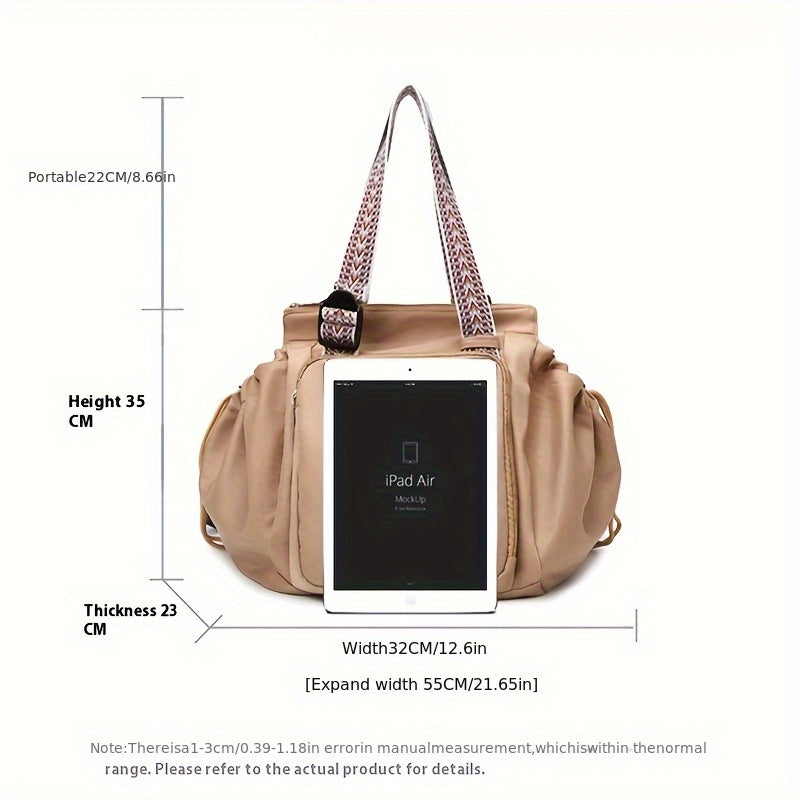 Ins Backpack Fashion Multifunctional Large Capacity Shopping Shoulder Bags Women Waterproof Travel Handbag