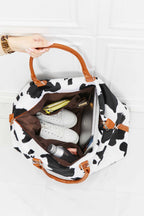 Animal Print Plush Weekender Bag - Weekender Bag by Trendsi | Available at Handbags Specialist Headquarter