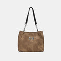 Bow Polyester Medium Tote Bag - Tote Bag by Trendsi | Available at Handbags Specialist Headquarter