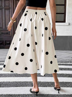 Polka Dot Skirt - Skirts by Trendsi | Available at Handbags Specialist Headquarter
