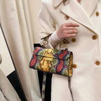 PU Leather Snakeskin Print Crossbody Bag - Crossbody Bag by Trendsi | Available at Handbags Specialist Headquarter