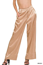Zenana Wide-Leg Satin Pants - Women Pants by Trendsi | Available at Handbags Specialist Headquarter