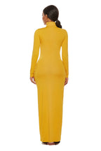 Mock Neck Long Sleeve Maxi Slim Dress - Maxi Dress by Trendsi | Available at Handbags Specialist Headquarter