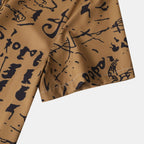 Men's Plus Size Vintage Sun Print Short Sleeve Button-Up Shirt - mens-shirts by Trendsi | Available at Handbags Specialist Headquarter