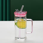 ColorSip Pink: Versatile High-Quality Glass Cup - Decor by Trendsi | Available at Handbags Specialist Headquarter