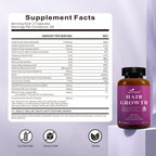 Hair Growth Vitamins with Biotin & Collagen, 60-Day Supply