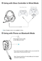 NUBWO G06 Dual Wireless Gaming Headset - Gaming Accessories by Handbags Specialist Headquarter | Available at Handbags Specialist Headquarter